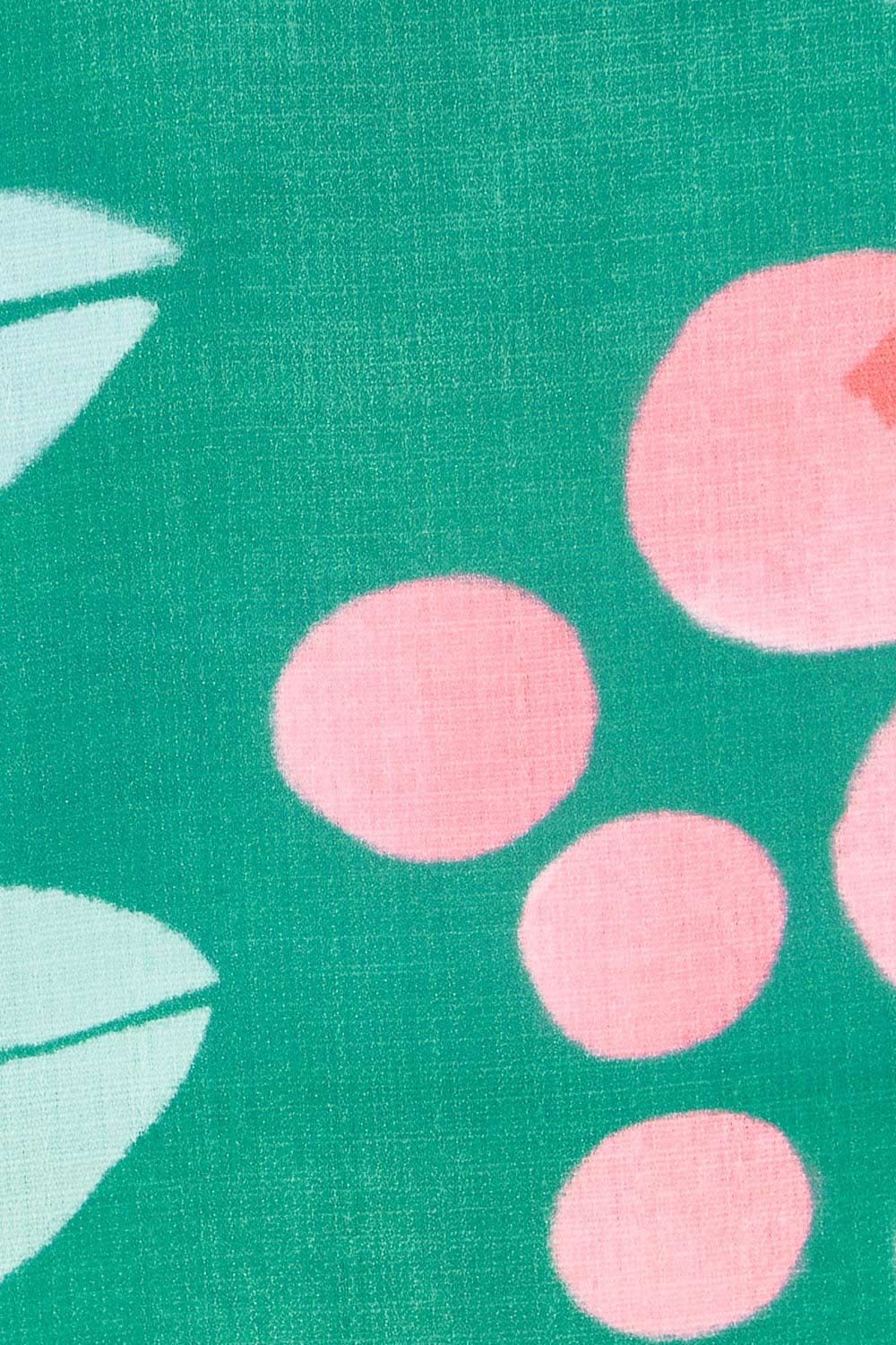 Product shot of the Flytande Maxi Dress in colour Grejuniper (Green), detail