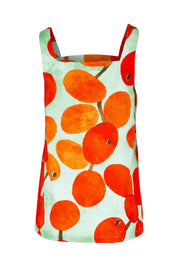 Product shot of the Undra Tank in colour Redberry (Red), from the back