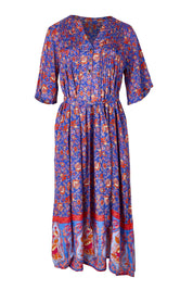 Product shot of the Turquoise Bay Dress – Rose in colour Rose, from the front
