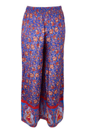 Product shot of the Turquoise Bay Pant – Rose in colour Rose, from the back
