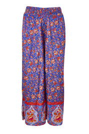 Product shot of the Turquoise Bay Pant – Rose in colour Rose, from the front