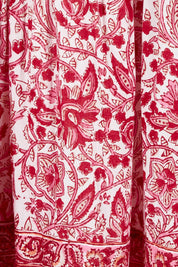Product shot of the Cottesloe Beach Cotton Maxi Dress in colour Pinkfloral (Pink), detail