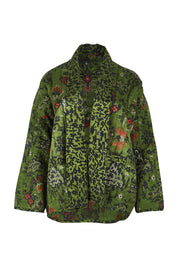 Product shot of the Edith Falls Jacket in colour Aztec (Green), from the front