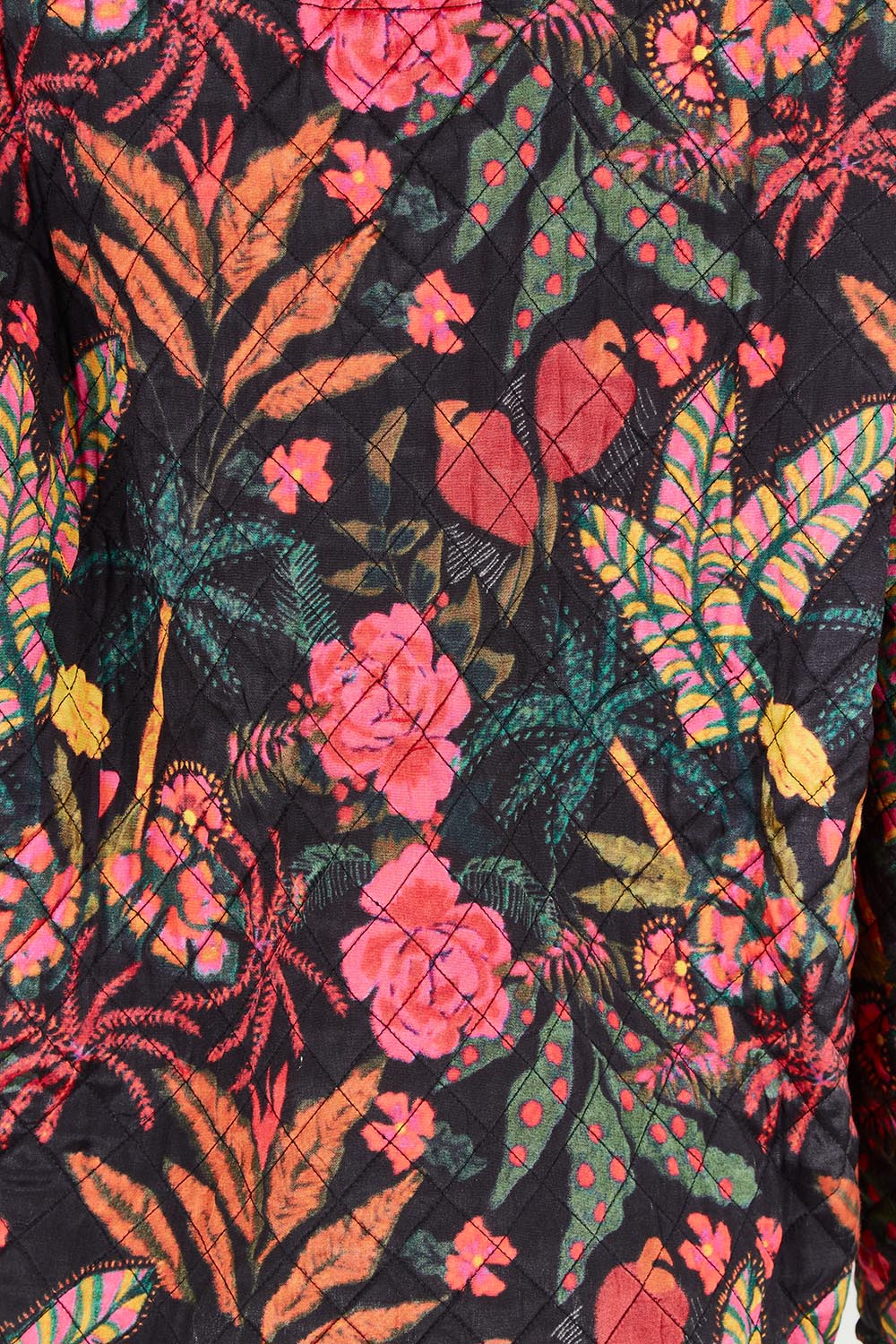 Product shot of the Edith Falls Jacket in colour Wilderness, detail