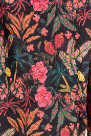 Product shot of the Edith Falls Jacket in colour Wilderness, detail
