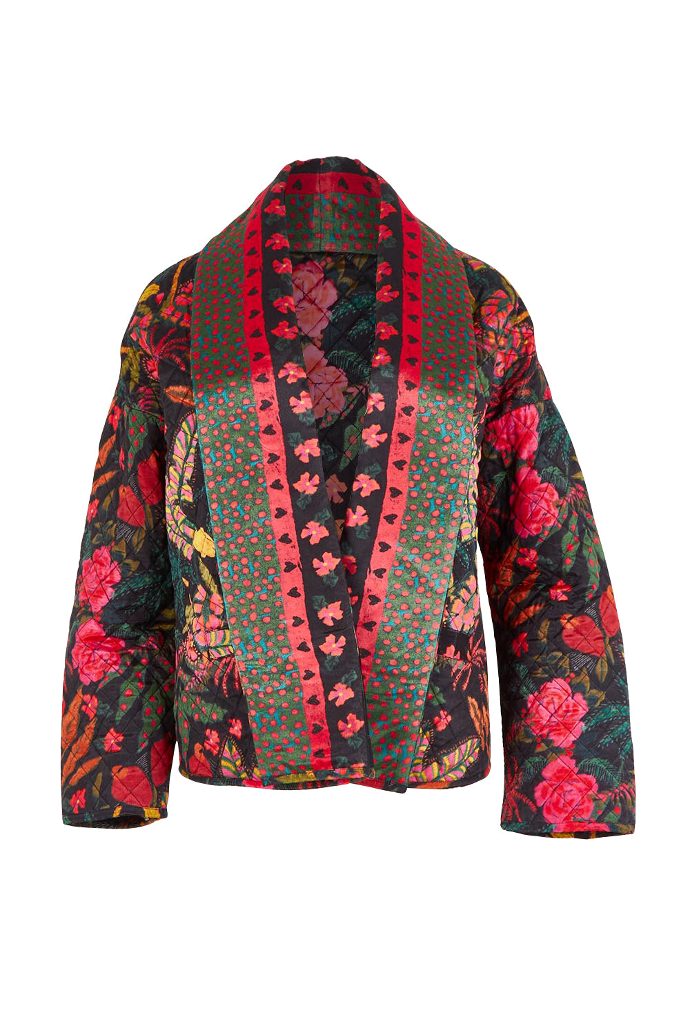 Product shot of the Edith Falls Jacket in colour Wilderness, from the front