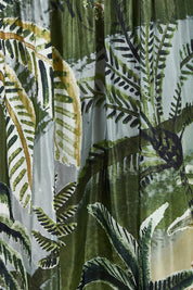 Product shot of the Palm Cove Long Skirt in colour Tropical (Green), detail