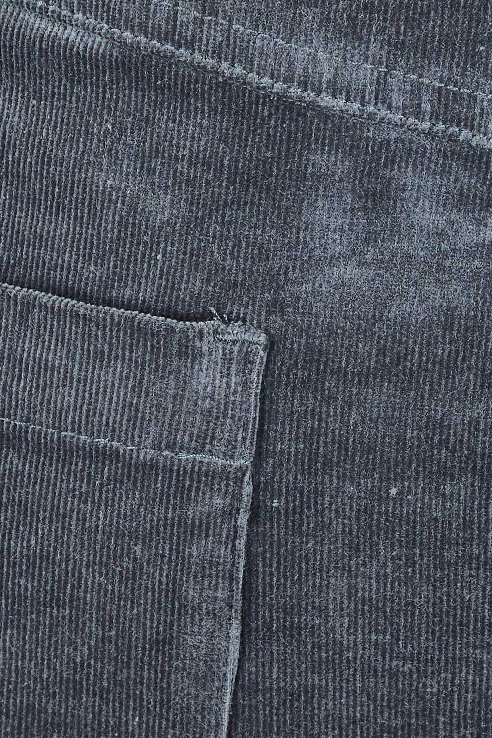 Product shot of the Duality Skirt in colour Sqink (Blue), detail