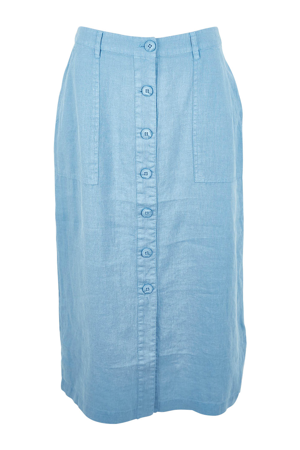 Preloved Rosewell Farm Skirt - Seablue