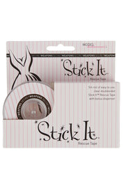 Product shot of the Stick It Rescue Tape in colour Clear, from the front