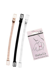 Product shot of the Hold 'Em Up in colour Bra Strap Holder - Black (Black), detail