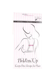 Product shot of the Hold 'Em Up in colour Bra Strap Holder - Nude, from the front