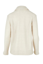 Boiled Wool Blazer – Cream