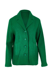 Boiled Wool Blazer – Green