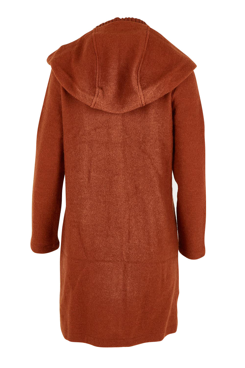 Duffle Boiled Wool Coat – Copper