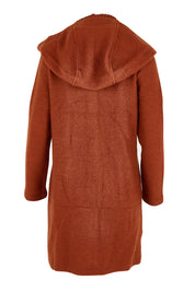 Duffle Boiled Wool Coat – Copper