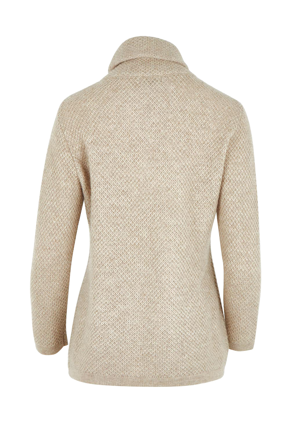 Moss Stitch Cowl Wool Sweater – Oatmarle