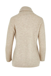 Moss Stitch Cowl Wool Sweater – Oatmarle