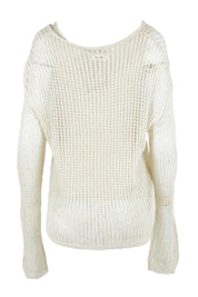 Product shot of the Pontif Knit Set in colour Natural, from the back