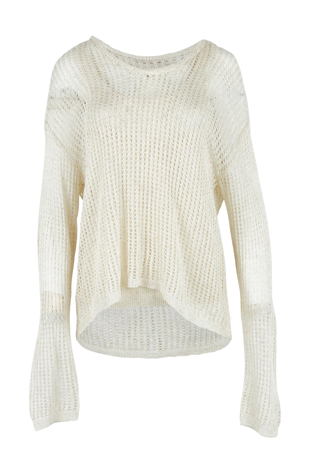 Product shot of the Pontif Knit Set in colour Natural, from the front