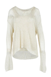Product shot of the Pontif Knit Set in colour Natural, from the front