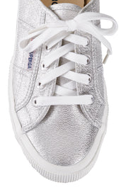 Product shot of the Lamew Metallic Sneaker in colour Silver (Metallics), detail