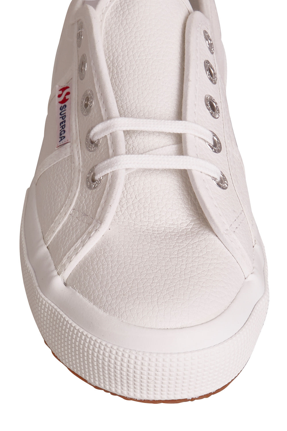 Product shot of the Cotu Leather Sneaker in colour White (White), detail