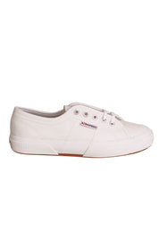 Product shot of the Cotu Leather Sneaker in colour White (White), from the front