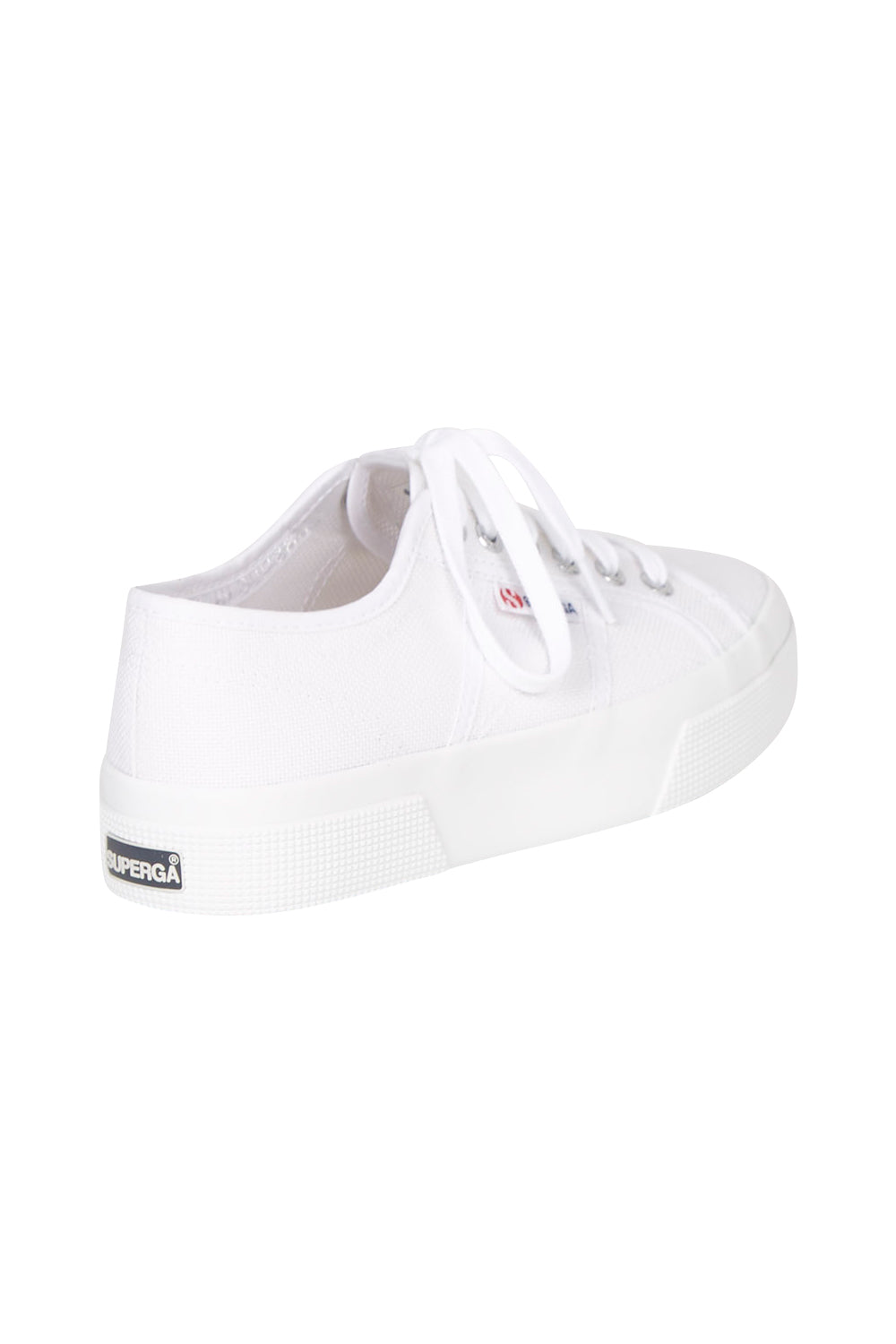 Product shot of the 2740 Platform Sneaker in colour White (White), from the back