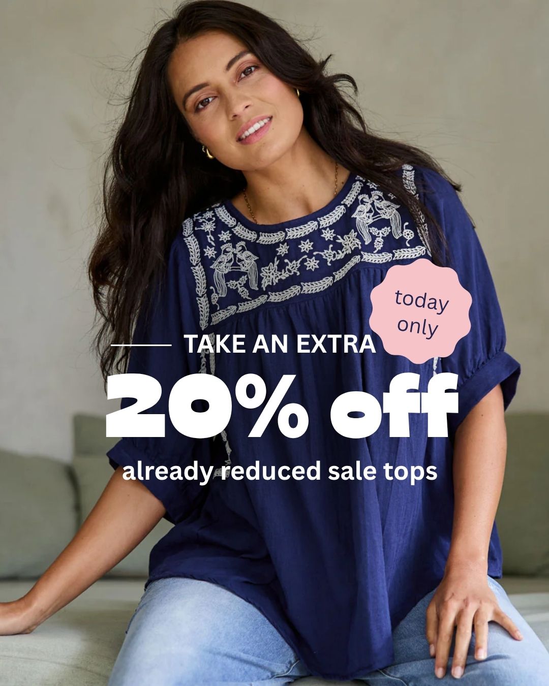 Extra 20% Off Sale Tops