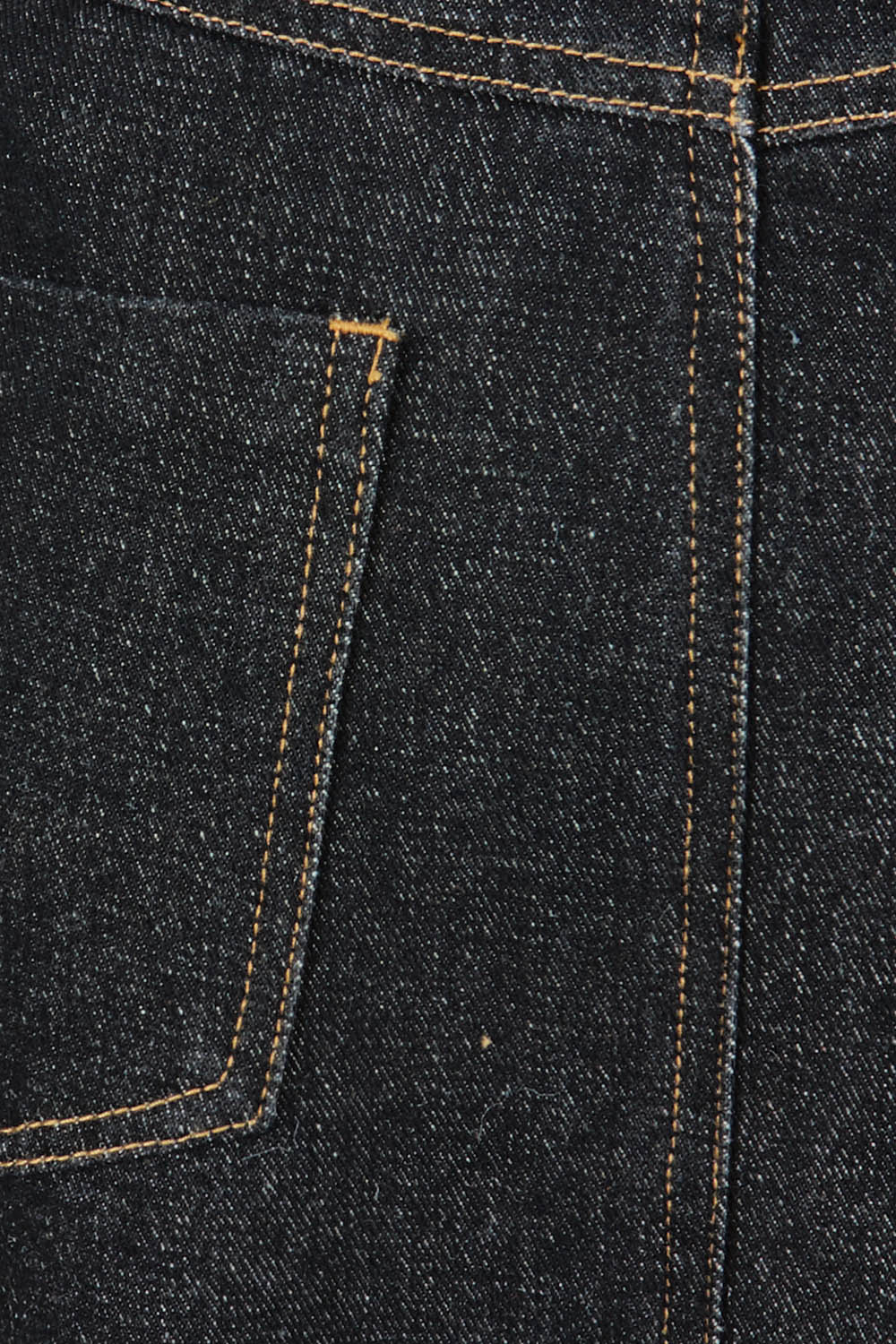 Product shot of the Macey Skirt in colour Blackwash (Black), detail