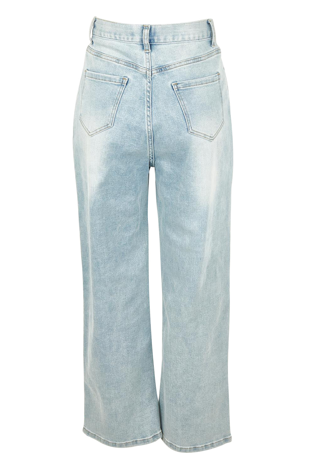 Product shot of the Heartscape Jean in colour Lightblue (Blue), from the back