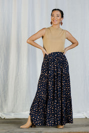 Preloved Mallory Tier Skirt - Spot