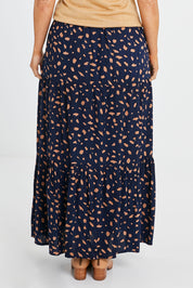 Preloved Mallory Tier Skirt - Spot