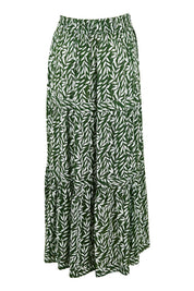 Preloved Mary Tier Skirt - Forest