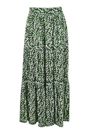 Preloved Mary Tier Skirt - Forest