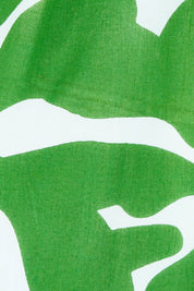 Product shot of the Abby Shirt Dress in colour Zinnia (Green), detail