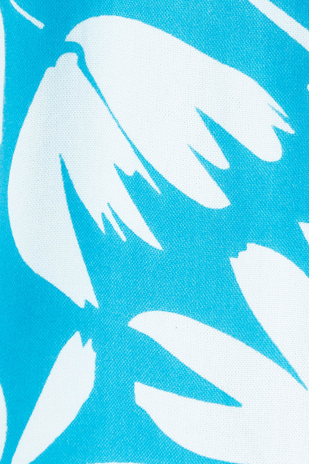 Product shot of the Francesca Top in colour Gerbera (Blue), detail