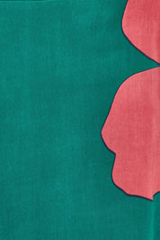 Product shot of the Rosie Maxi Skirt in colour Boldgreen (Green), detail