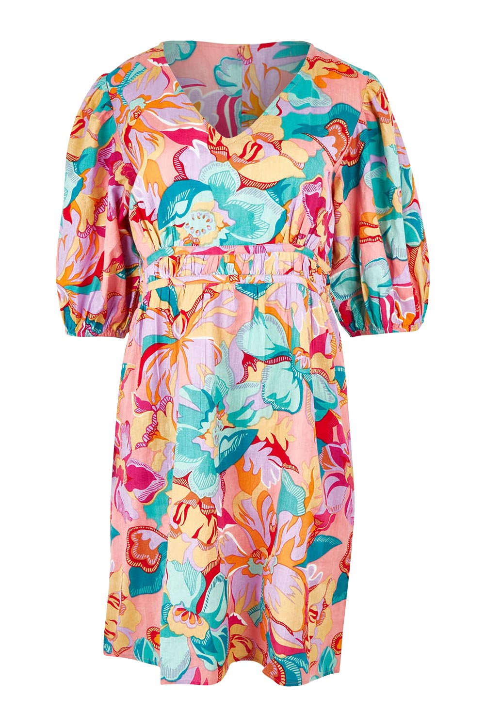 Preloved Vera Cotton Dress - Botanical