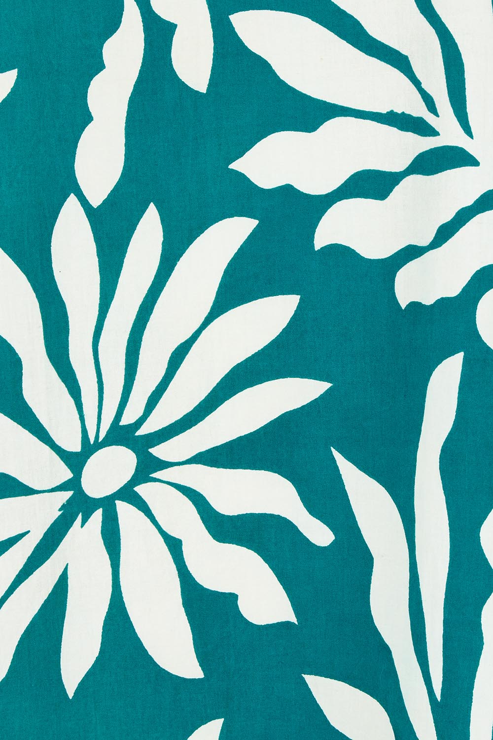 Product shot of the Josephine Cotton Dress in colour Gerbera (Green), detail