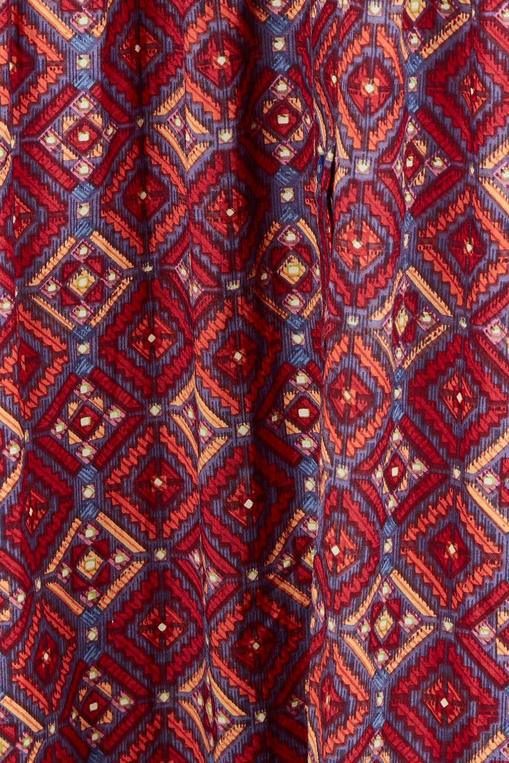 Nicole Cotton Maxi Dress – Geometric