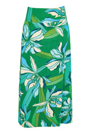 Product shot of the Rosemary Maxi Skirt – Petalrush in colour Petalrush, from the front