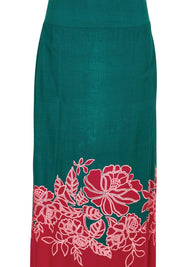 Product shot of the Rosemary Maxi Skirt – Rosepetal in colour Rosepetal, from the front