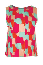 Product shot of the Alison Tank – Paintbrush in colour Paintbrush, from the front
