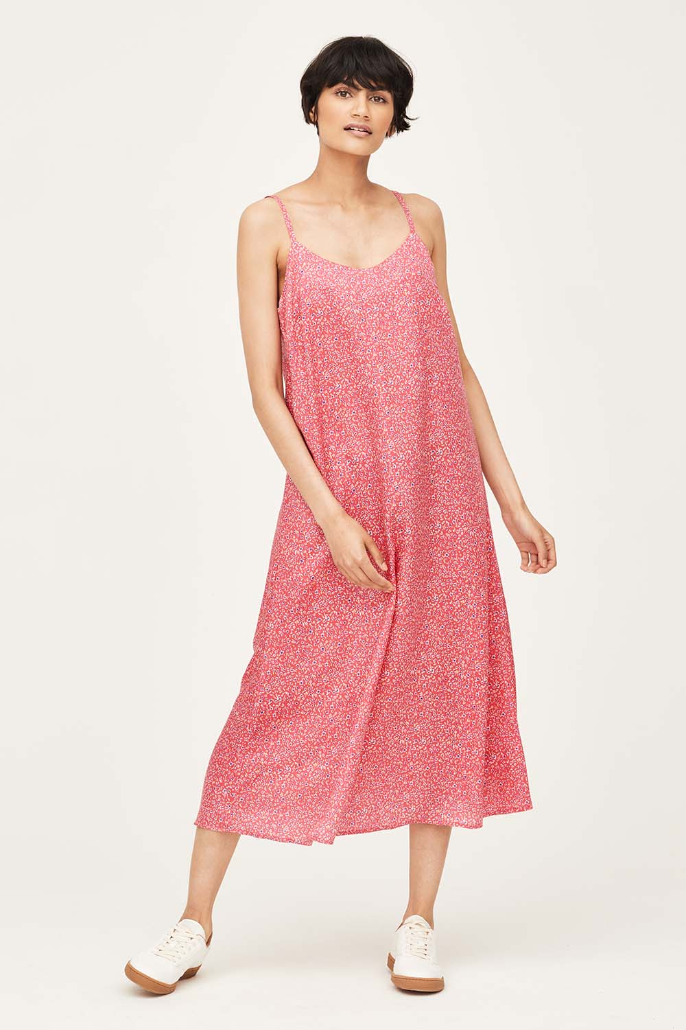 Preloved Miriam Cami Dress - Berrypink