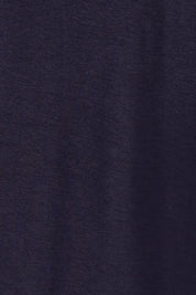 Product shot of the L/S Georgette Hem Top in colour Navy (Blue), detail