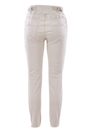 Product shot of the Jogger Jean in colour Natural, from the back