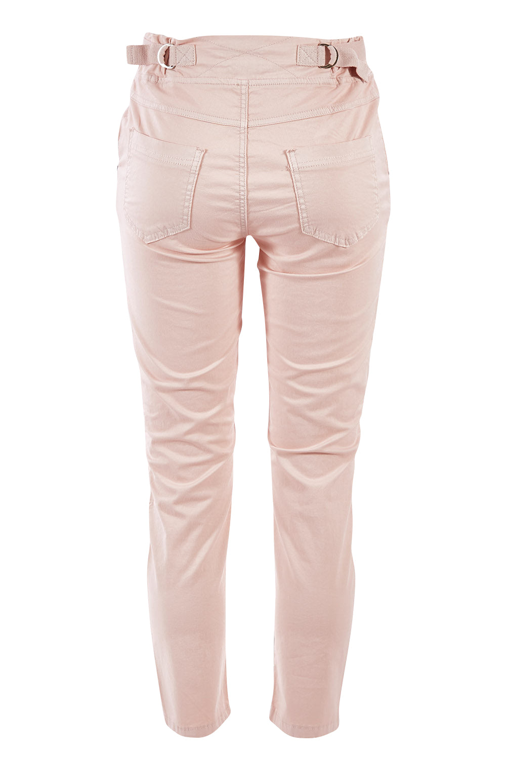 Product shot of the Lightweight Jogger Jean in colour Palepink (Pink), from the back
