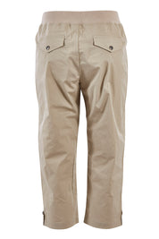 Product shot of the Santorini Cotton Pant in colour Natural, from the back